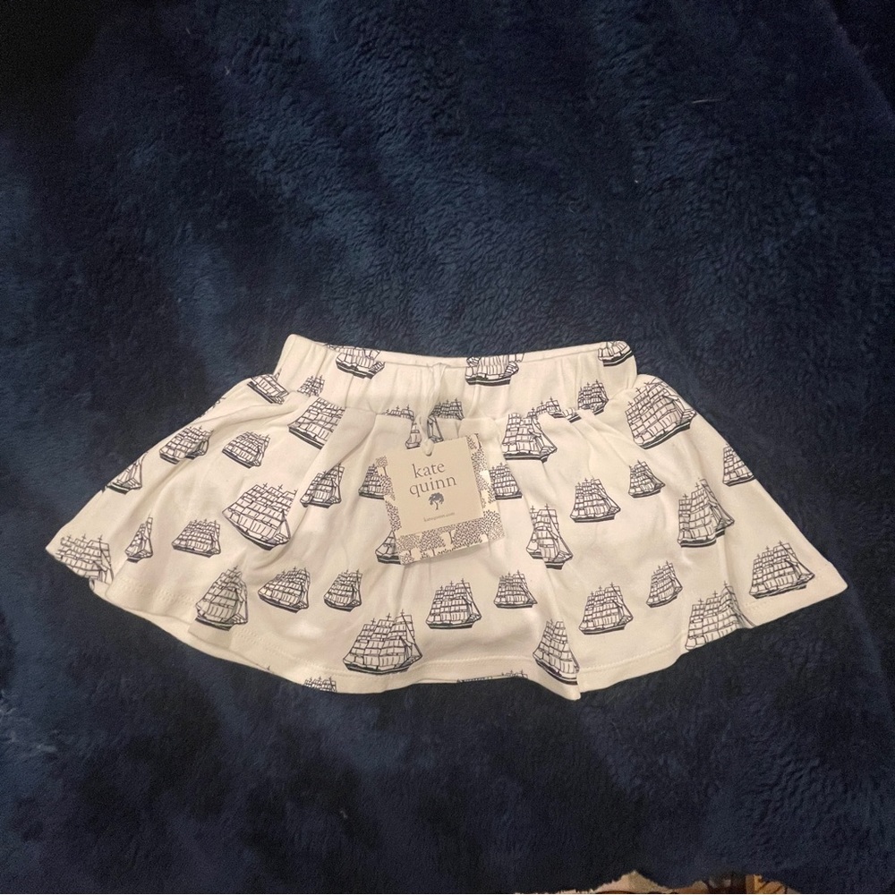 NWT Kate Quinn organic cotton skirt with bloomers